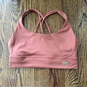 OTG athleisure women’s sports bra size XL rust